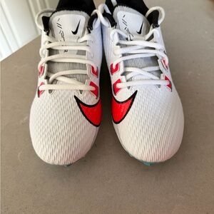 Nike Vapor Edge Speed 360 2 "White/Bright Crimson/Baltic Blue Mens Cleat